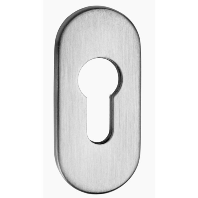 Schlüsselrosette oval, PZ, V2A