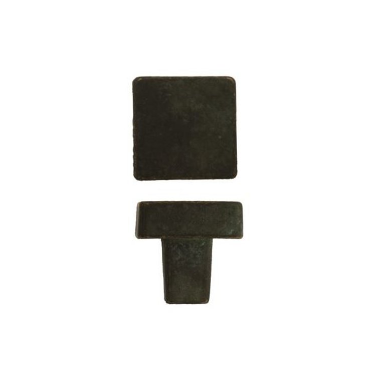 Möbelknopf PoQu-33 Bronze grün/patiniert (VI/OG) (