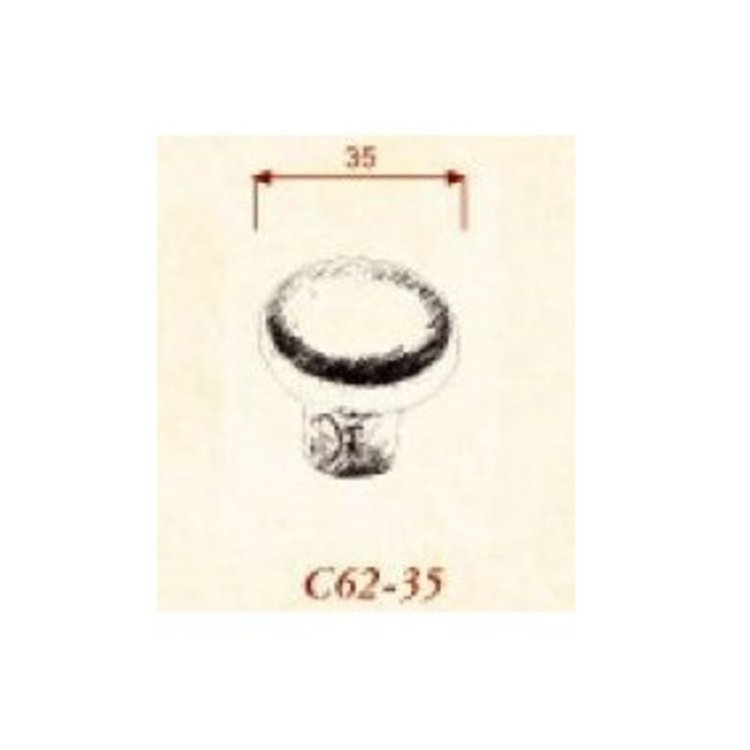 Möbelknopf C62-35 Bronze dunkel (DB/CB/AZ) (Rückga