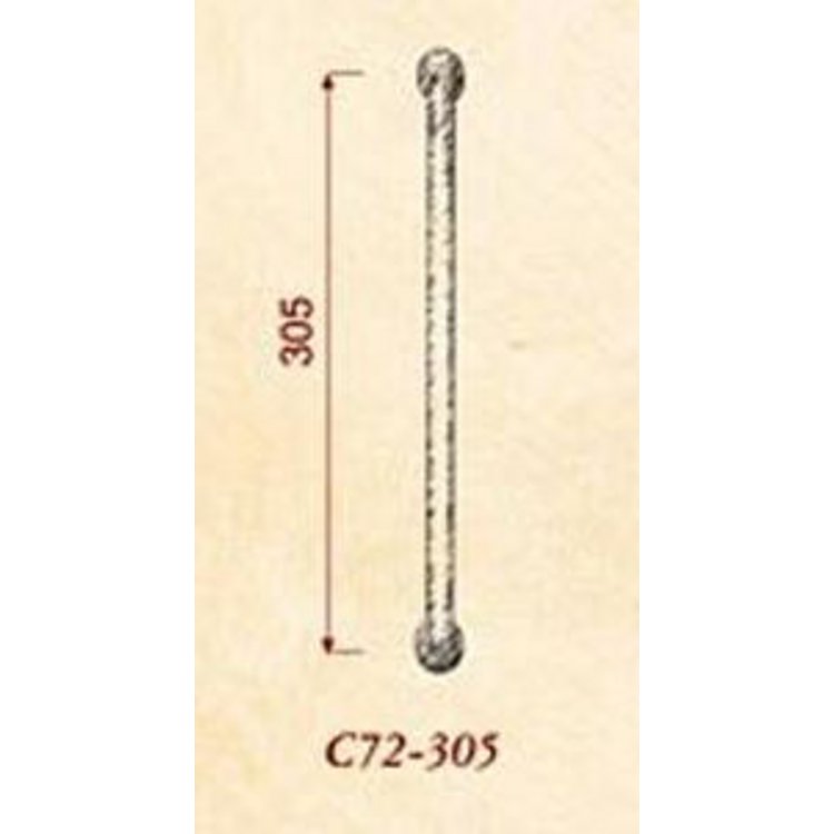Möbelgriff C72-305 Silberbronze Altzinn (OPW) (Rüc