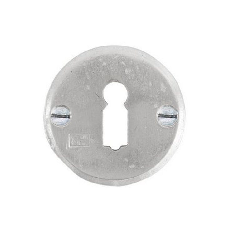 Schlüsselrosette Rund R50 Weiße Bronze satiniert (