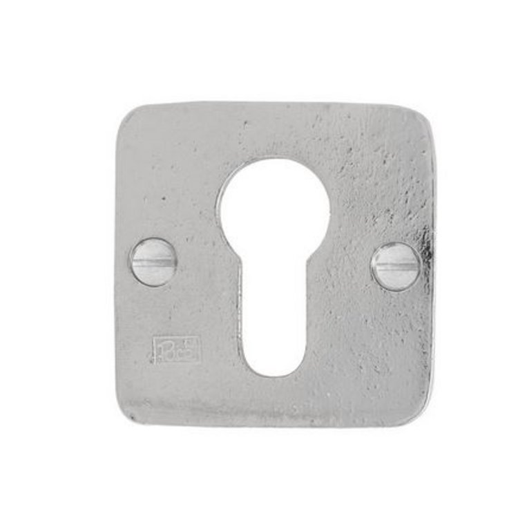 Schlüsselrosette quadratisch Weiße Bronze (WB), Pr