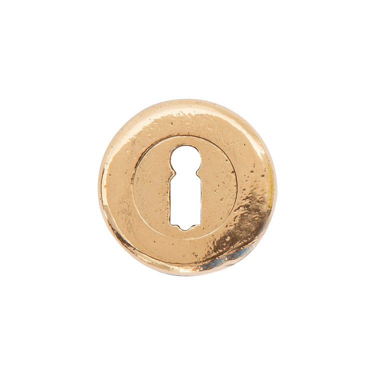 Überschraub-Schlüsselrosette  rund 1925+  Bronze n