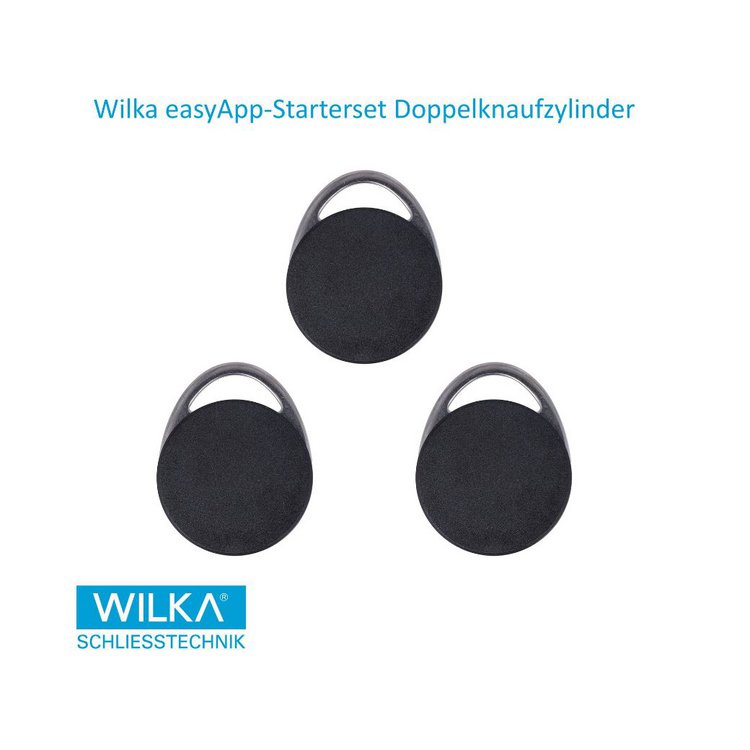 Wilka easy APP Doppelknaufzylinder Starterset IP67