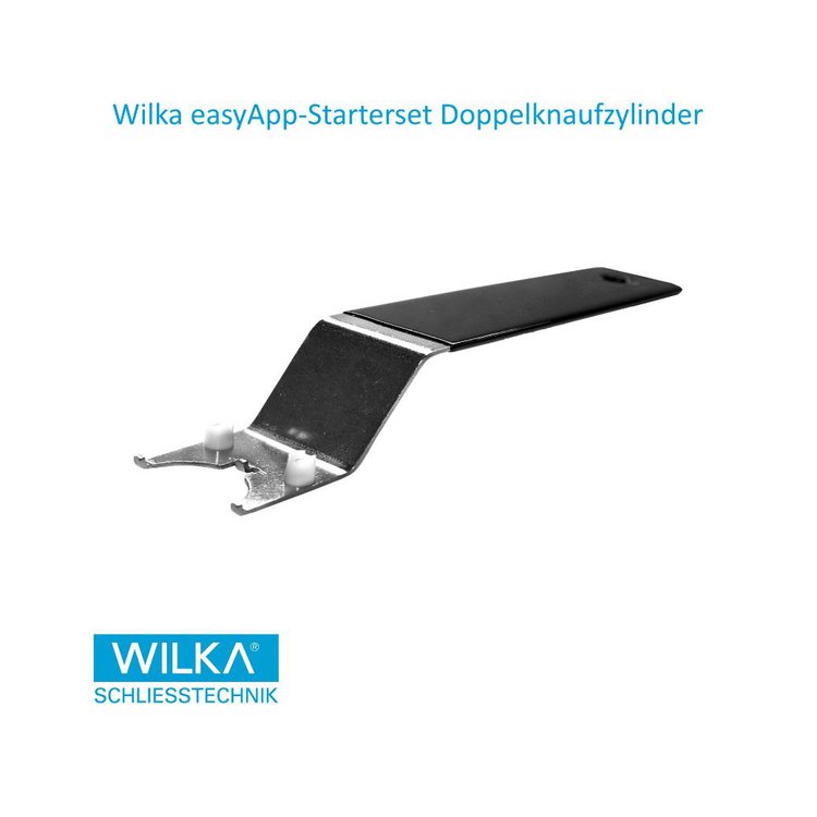 Wilka easy APP Doppelknaufzylinder Starterset IP67
