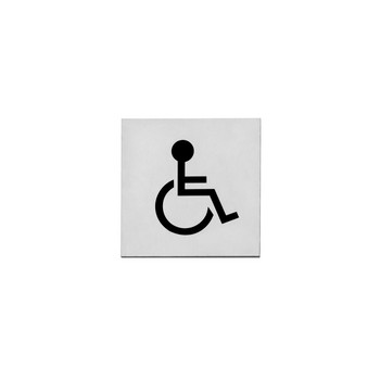 Hinweisschild Behindertentoilette selbstklebend